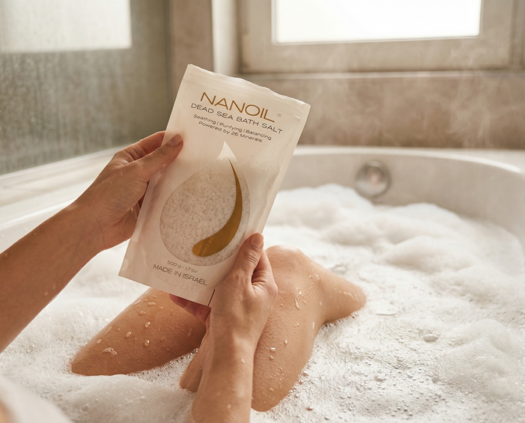 nanoil sal de baño relajante