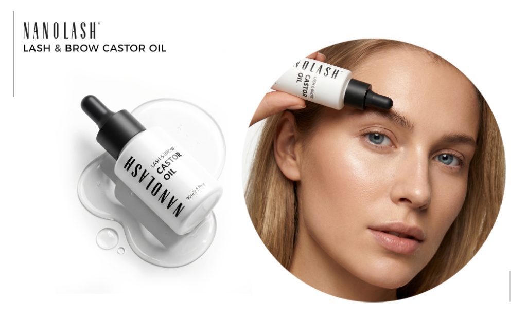 nanolash aceite de ricino en las pestañas