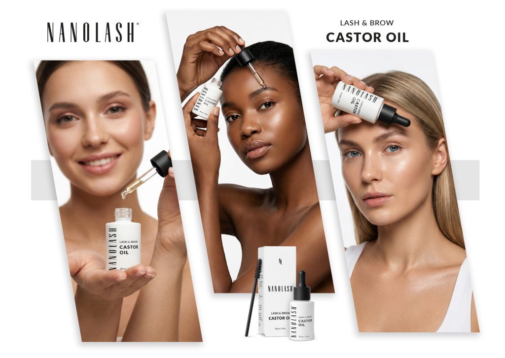 aceite de ricino y pestañas nanolash